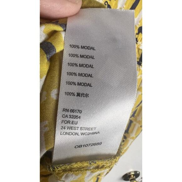 Anthropologie Maeve Fredericka Button Down Shirt Dachshund Dog Size‎ 2 - Picture 9 of 10